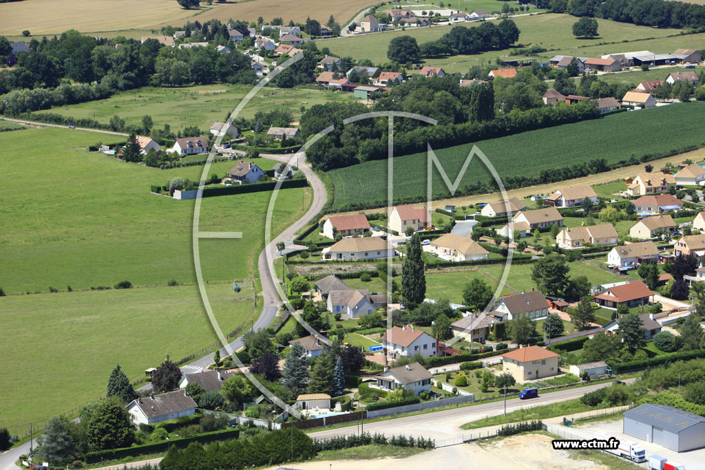 Photo arienne de Lessard-le-National
