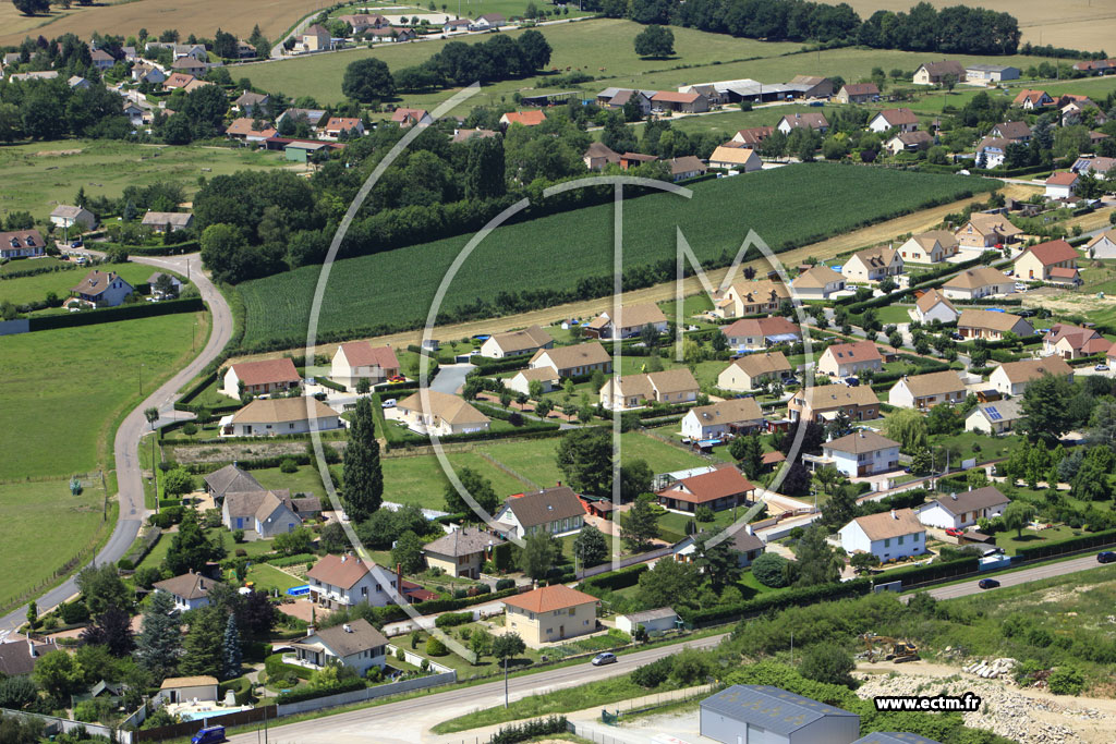 Photo arienne de Lessard-le-National