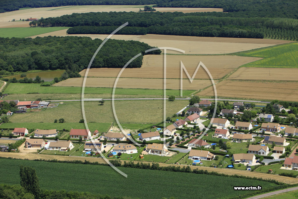 Photo arienne de Lessard-le-National