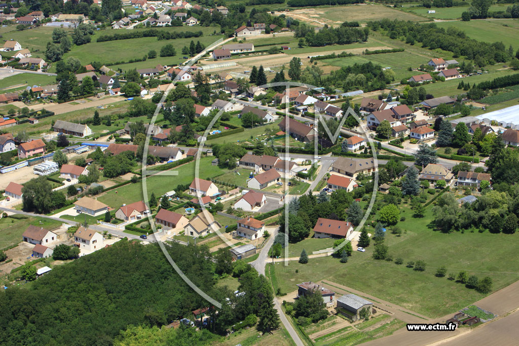 Photo arienne de Ouroux-sur-Sane