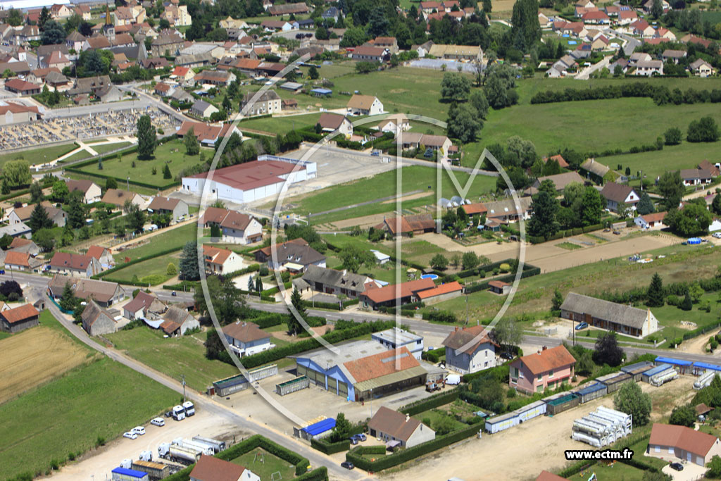 Photo arienne de Ouroux-sur-Sane