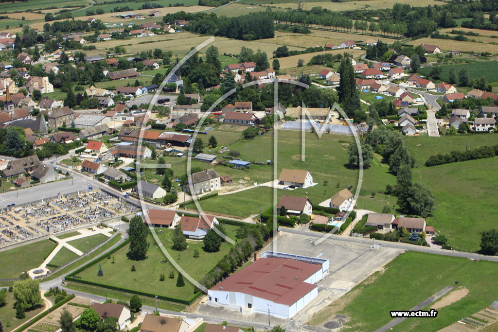 Photo arienne de Ouroux-sur-Sane