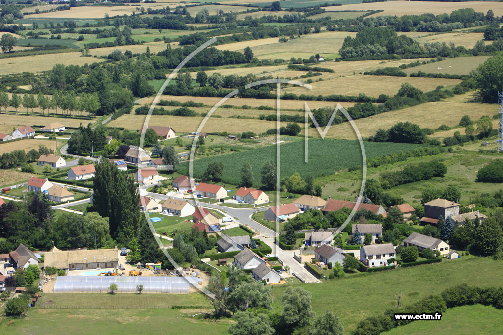 Photo arienne de Ouroux-sur-Sane