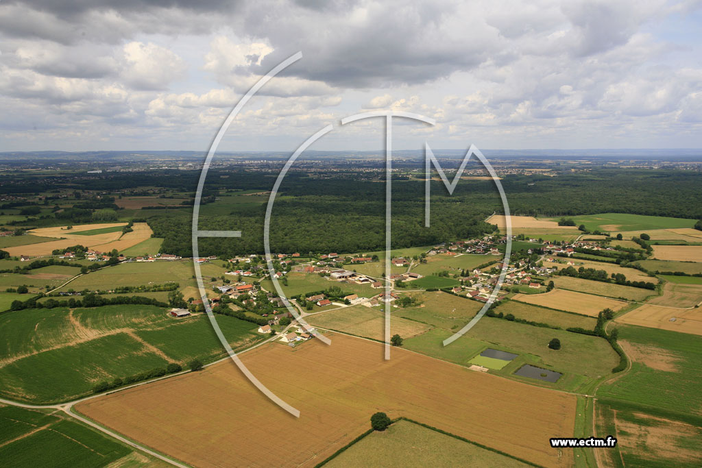 Photo arienne de Saint-Christophe-en-Bresse (Grand Servigny)