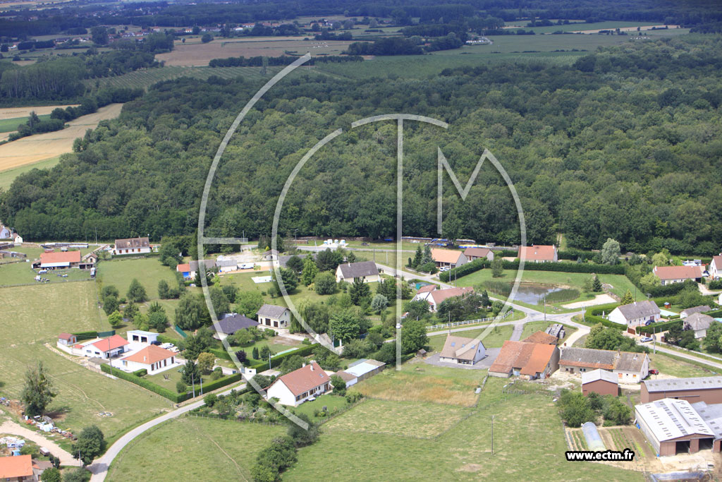 Photo arienne de Saint-Christophe-en-Bresse (Grand Servigny)