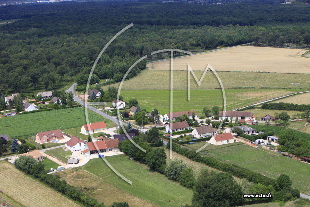 Photo arienne de Saint-Christophe-en-Bresse (Grand Servigny)
