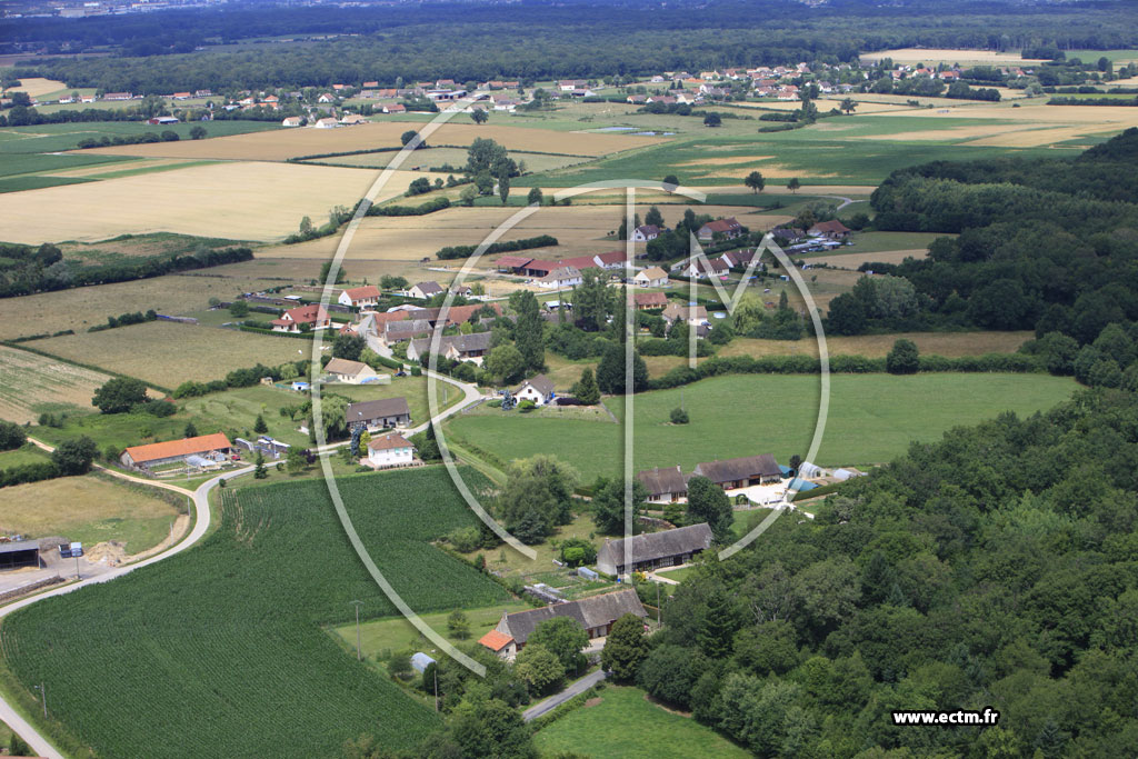 Photo arienne de Saint-Christophe-en-Bresse (Petit Servigny)