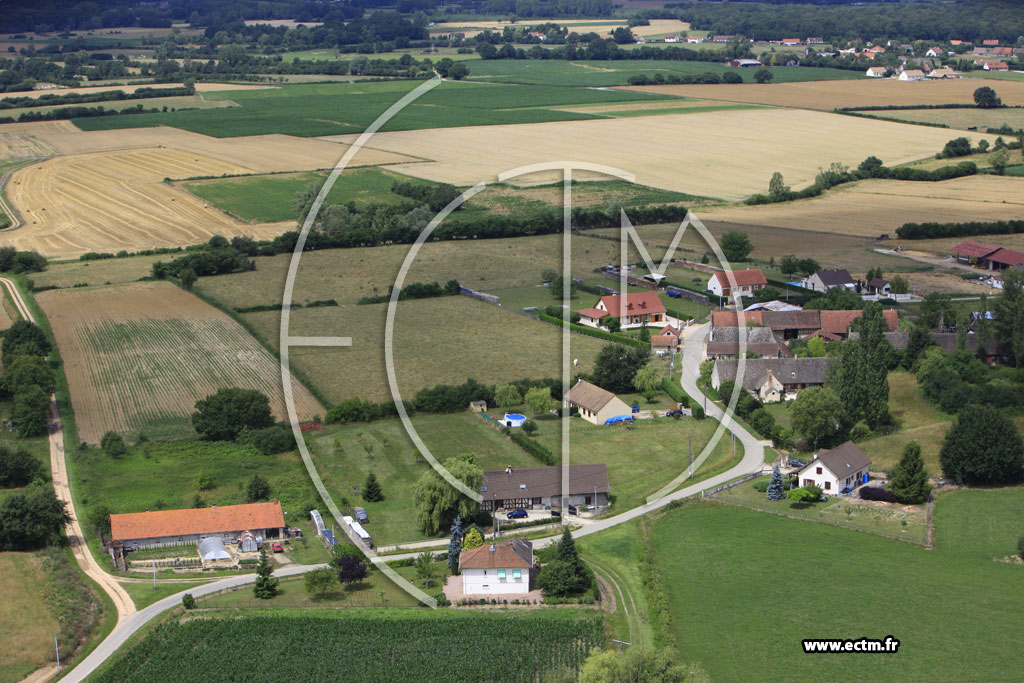 Photo arienne de Saint-Christophe-en-Bresse (Petit Servigny)