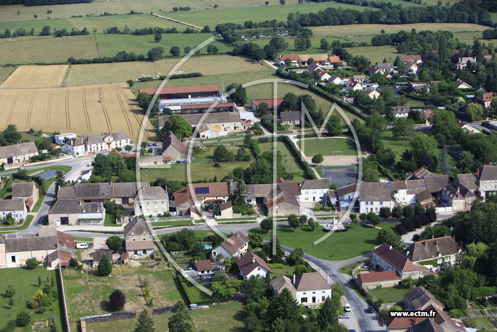 Photo arienne de Saint-Cyr