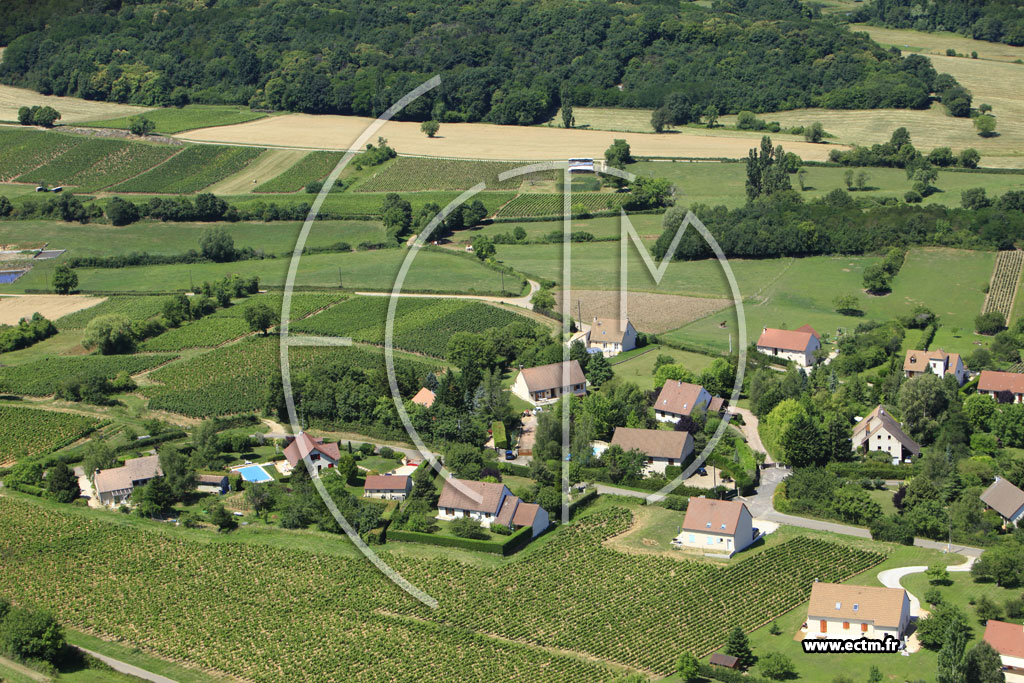 Photo arienne de Saint-Denis-de-Vaux