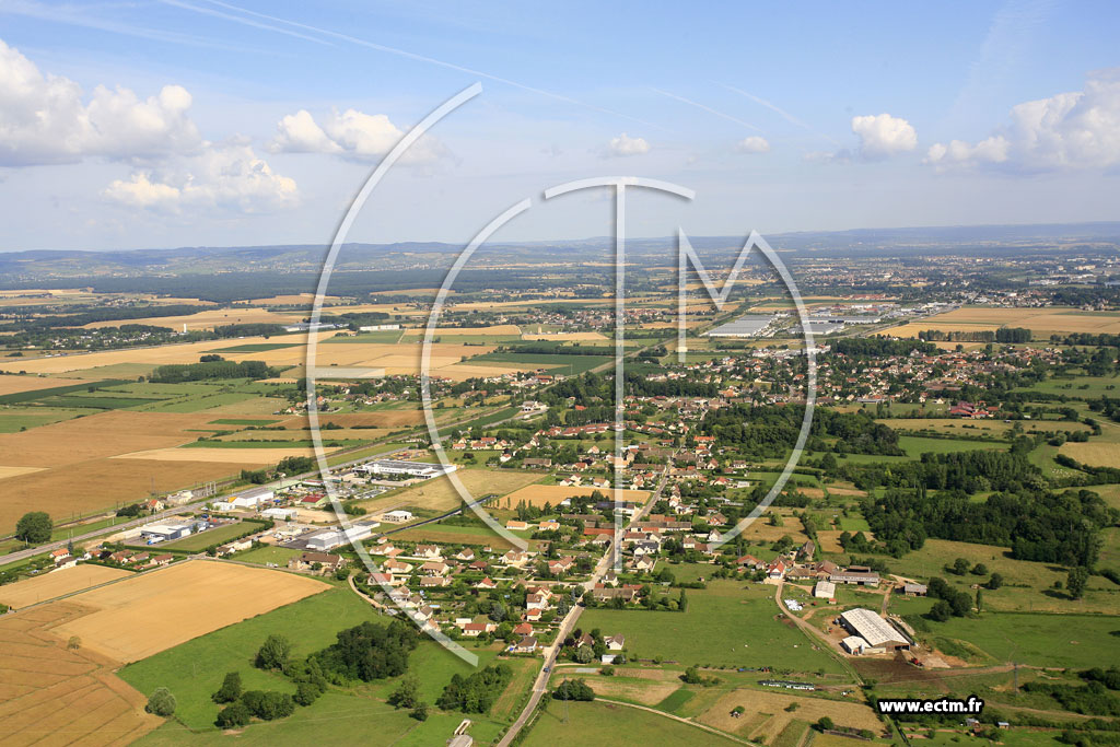 Photo arienne de Saint-Loup-de-Varennes