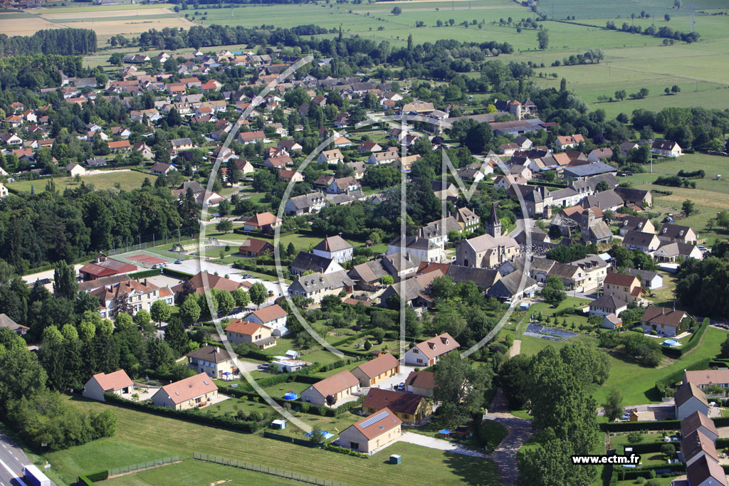Photo arienne de Saint-Loup-de-Varennes