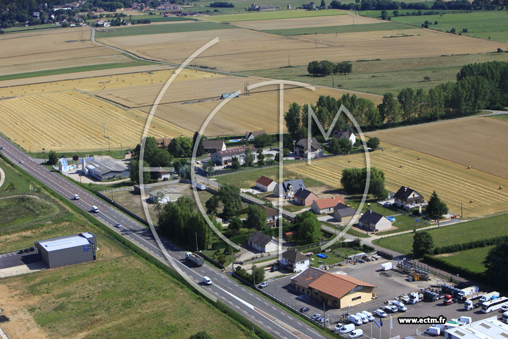 Photo arienne de Saint-Loup-de-Varennes
