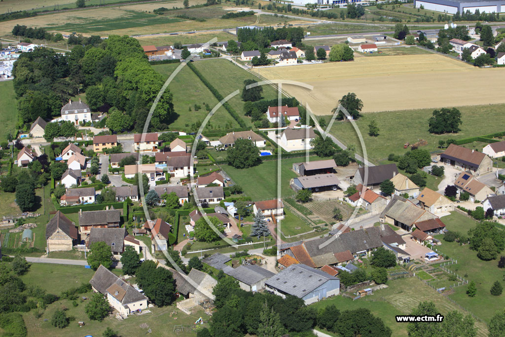 Photo arienne de Saint-Loup-de-Varennes