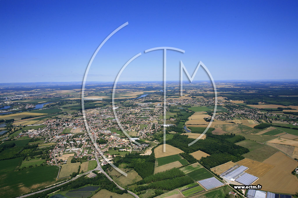 Photo arienne de Saint-Marcel