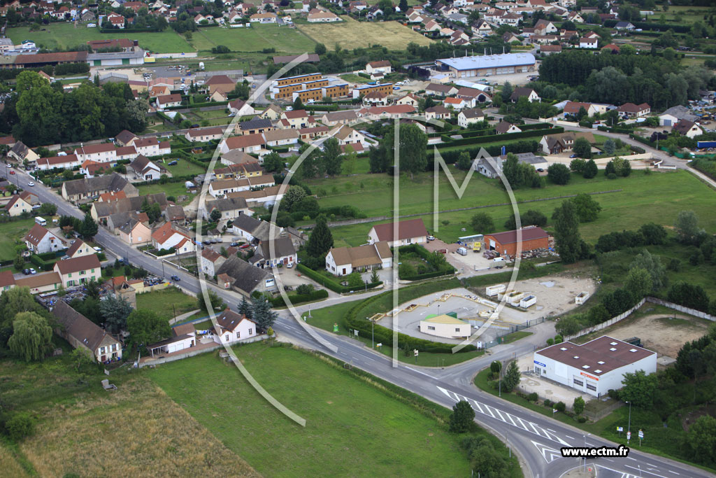 Photo arienne de Saint-Marcel