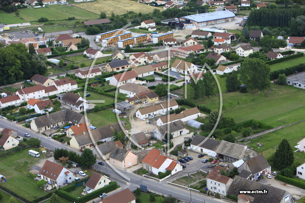 Photo arienne de Saint-Marcel