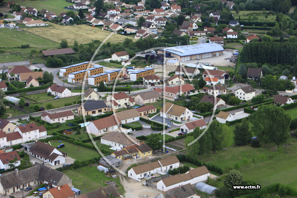 Photo arienne de Saint-Marcel