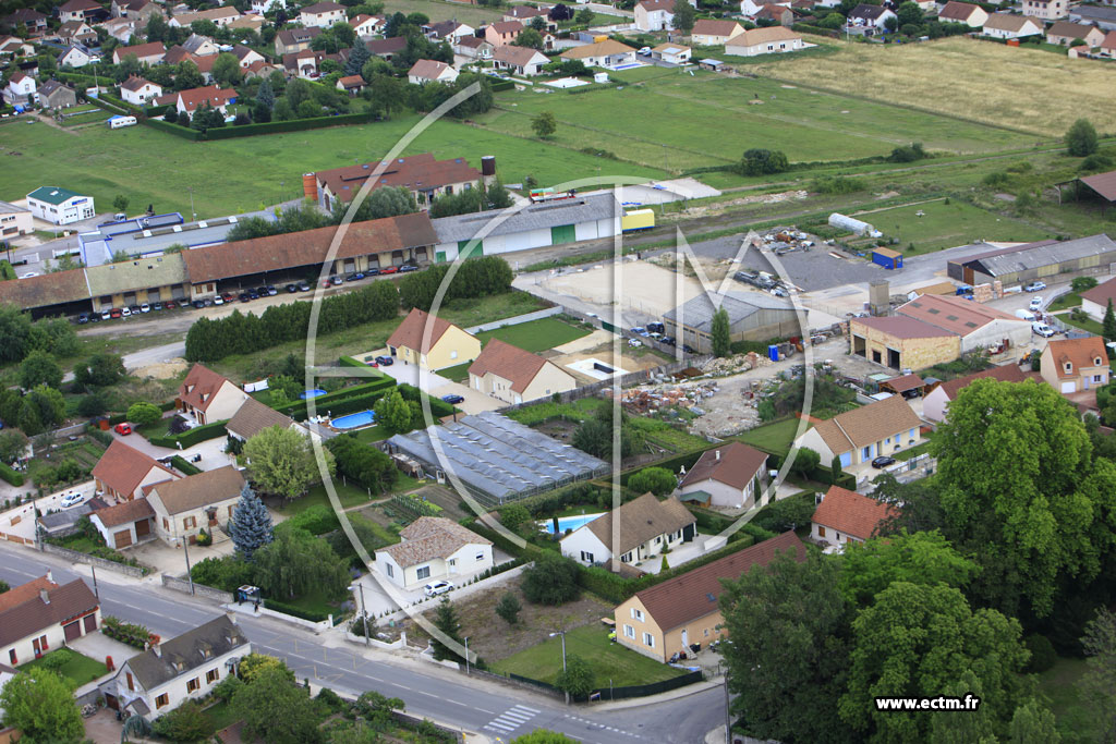 Photo arienne de Saint-Marcel