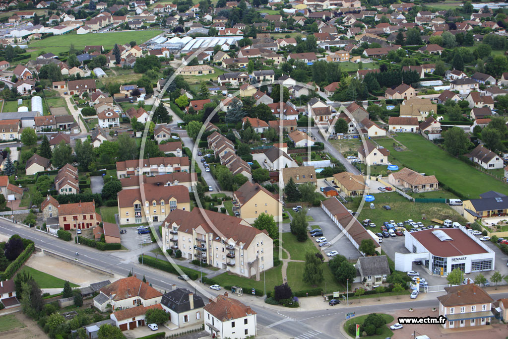 Photo arienne de Saint-Marcel