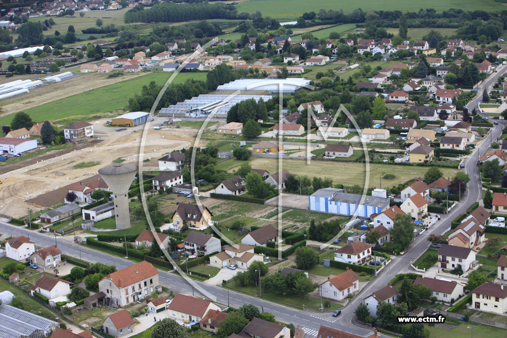 Photo arienne de Saint-Marcel