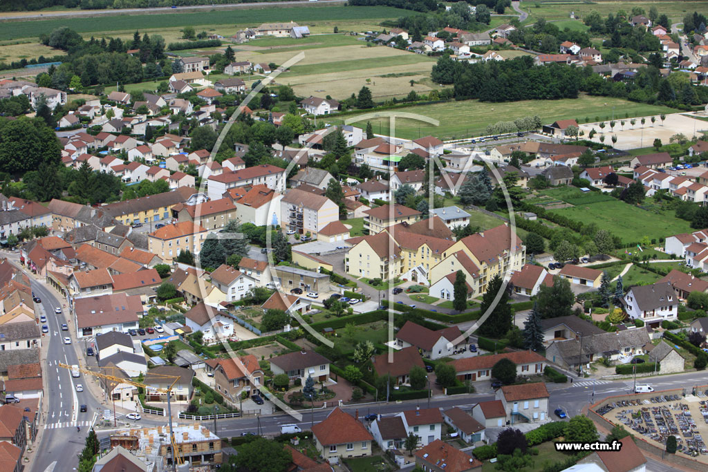 Photo arienne de Saint-Marcel