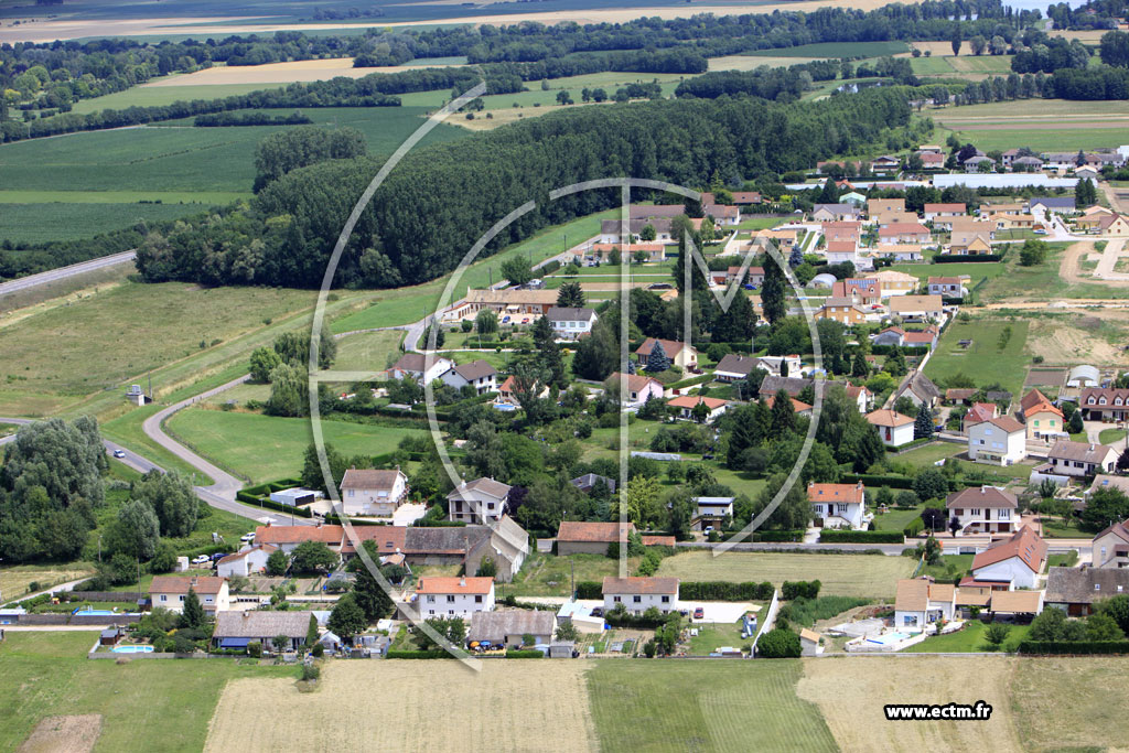 Photo arienne de Saint-Marcel