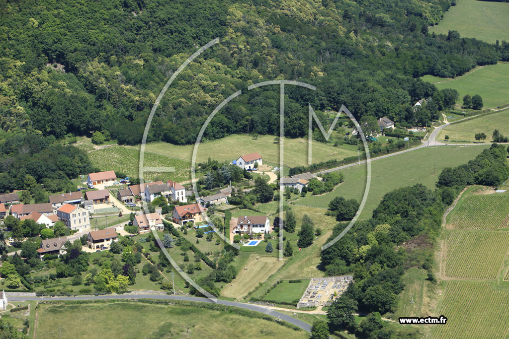 Photo arienne de Saint-Mard-de-Vaux