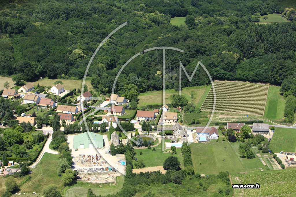 Photo arienne de Saint-Mard-de-Vaux