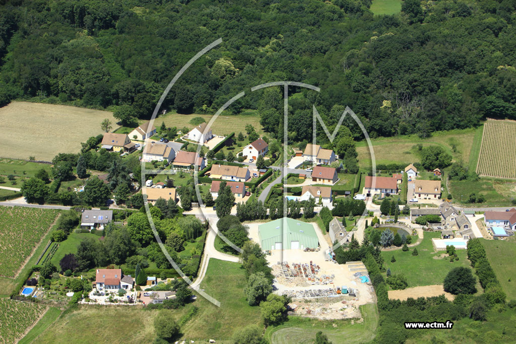 Photo arienne de Saint-Mard-de-Vaux