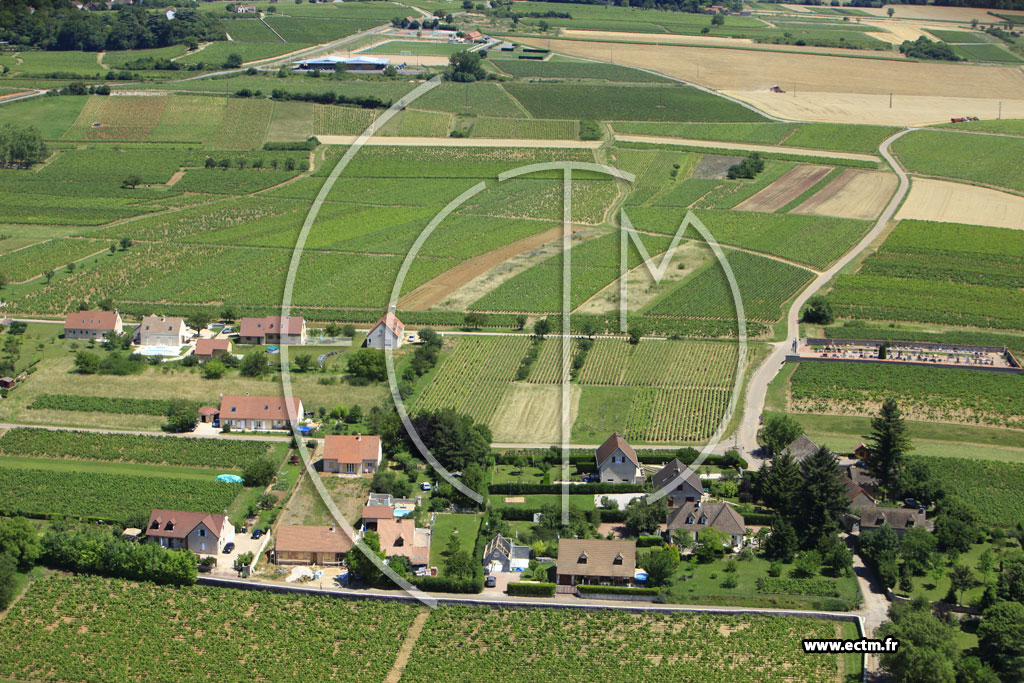 Photo arienne de Saint-Martin-sous-Montaigu
