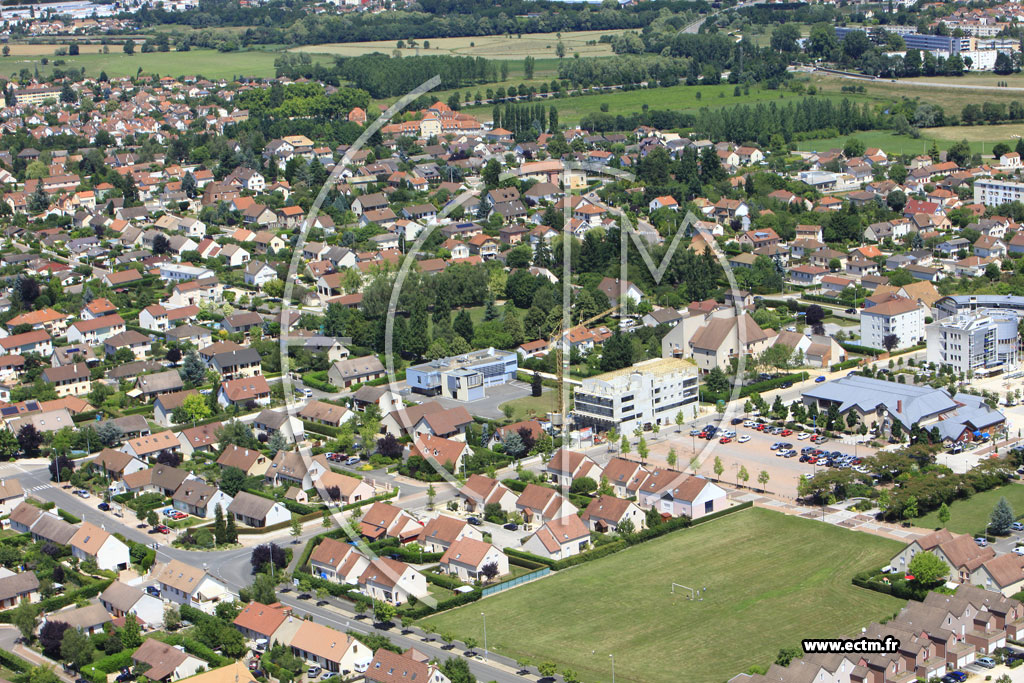 Photo arienne de Saint-Rmy