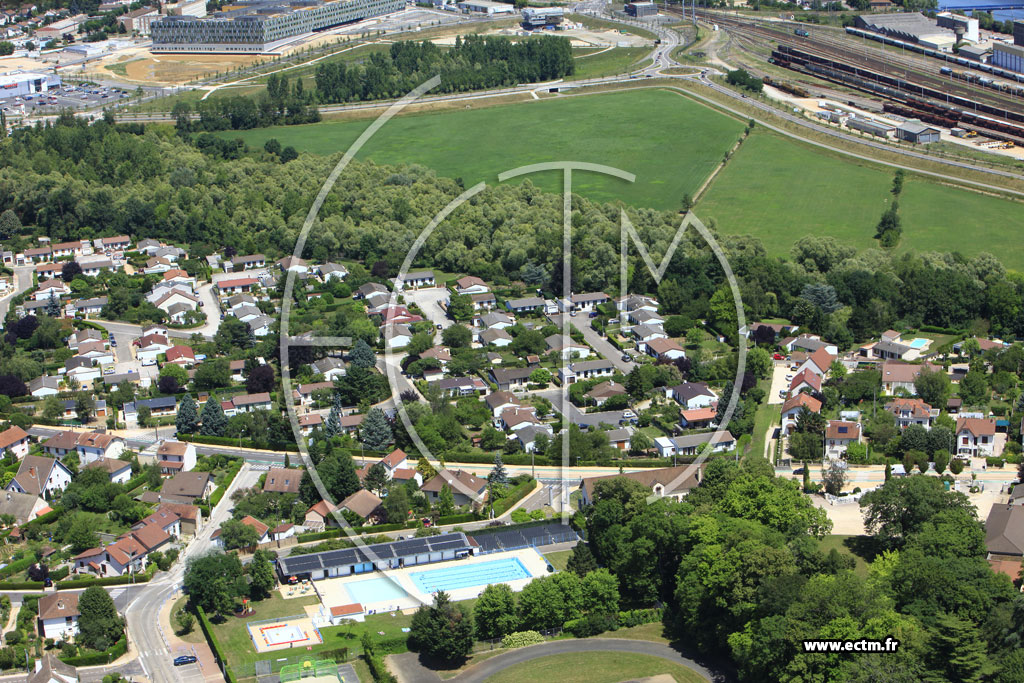 Photo arienne de Saint-Rmy