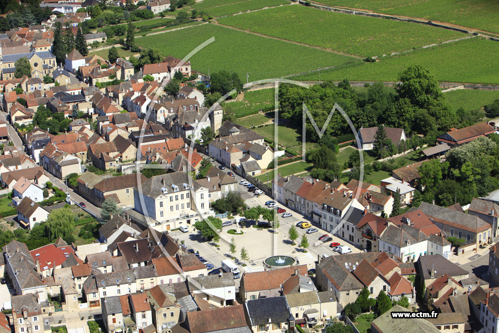 Photo arienne de Santenay
