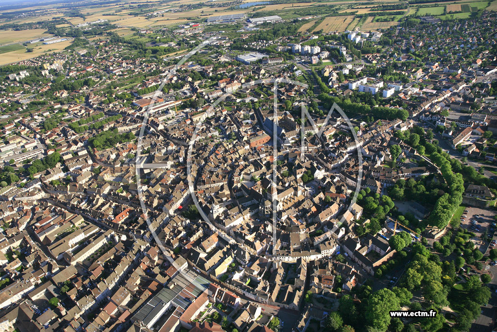 Photo arienne de Beaune