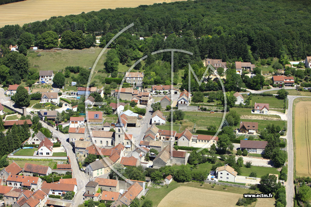 Photo arienne de Chambuf
