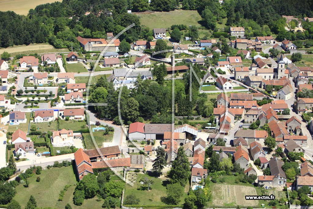 Photo arienne de Chambuf