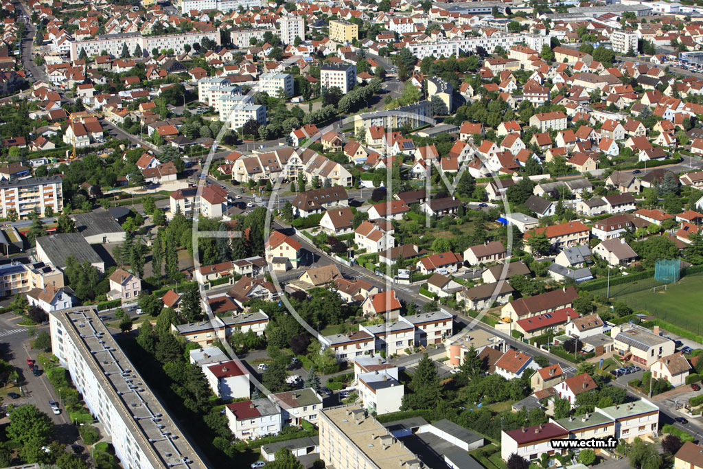 Photo arienne de Chenve (La Champagne)