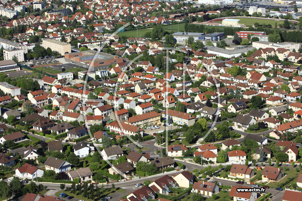 Photo arienne de Chenve (La Champagne)