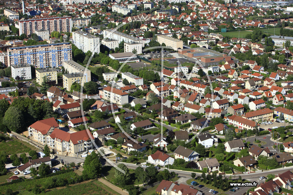 Photo arienne de Chenve (La Champagne)