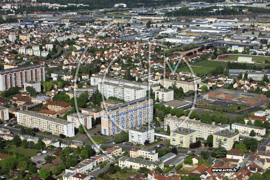 Photo arienne de Chenve (Les Valendons)
