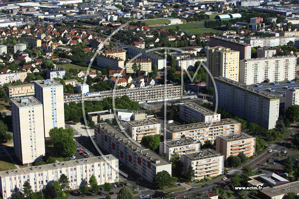 Photo arienne de Chenve (Les Valendons)