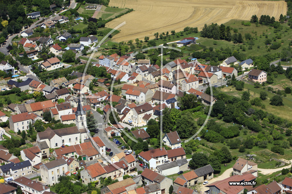 Photo arienne de Corcelles-les-Monts
