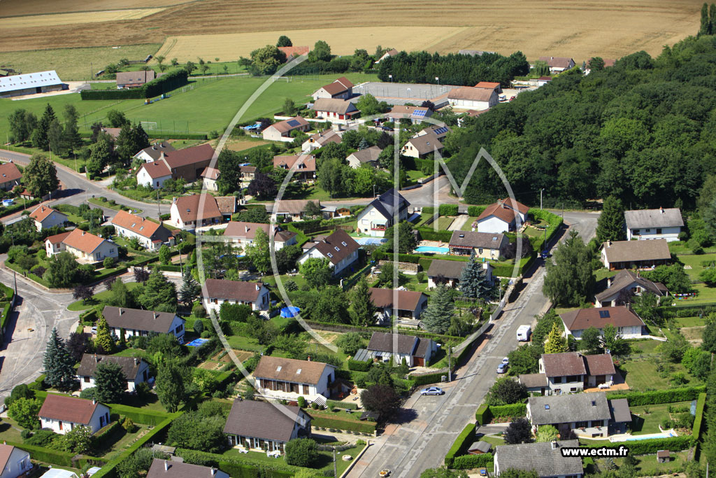 Photo arienne de Corcelles-ls-Cteaux