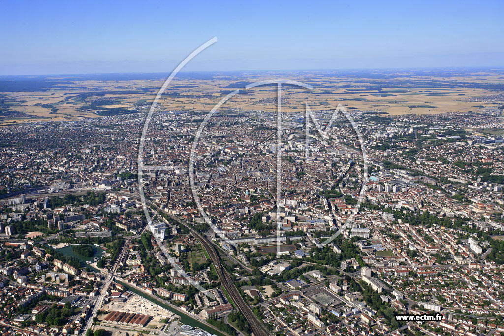 Photo arienne de Dijon
