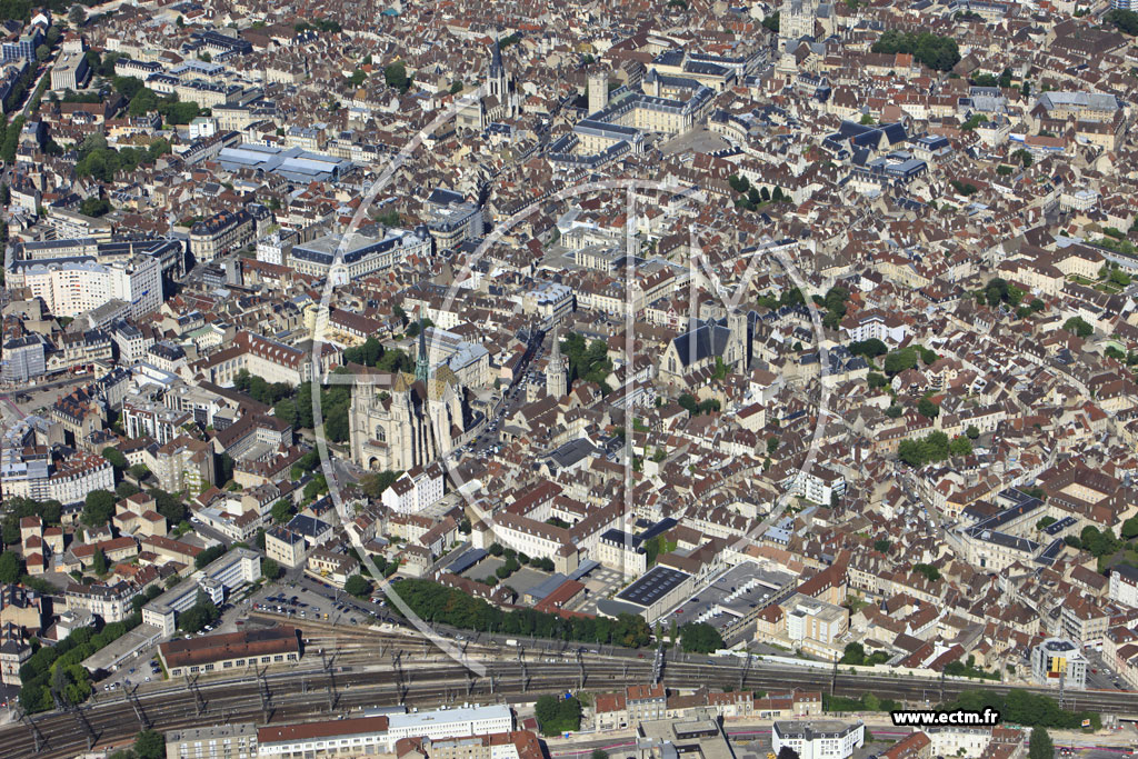 Photo arienne de Dijon