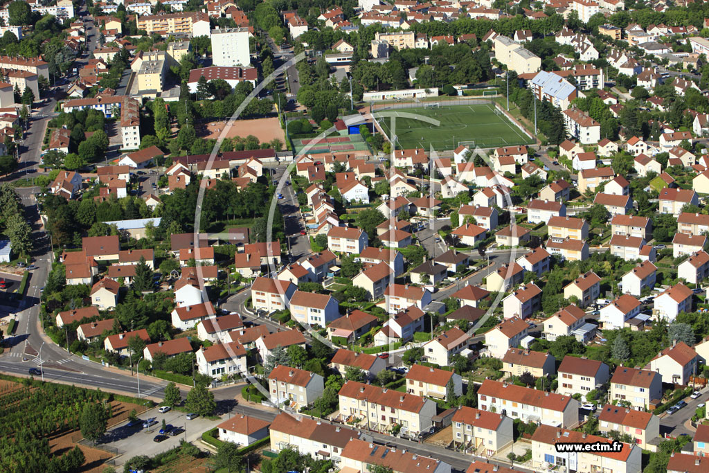 Photo arienne de Dijon (Bourroches)