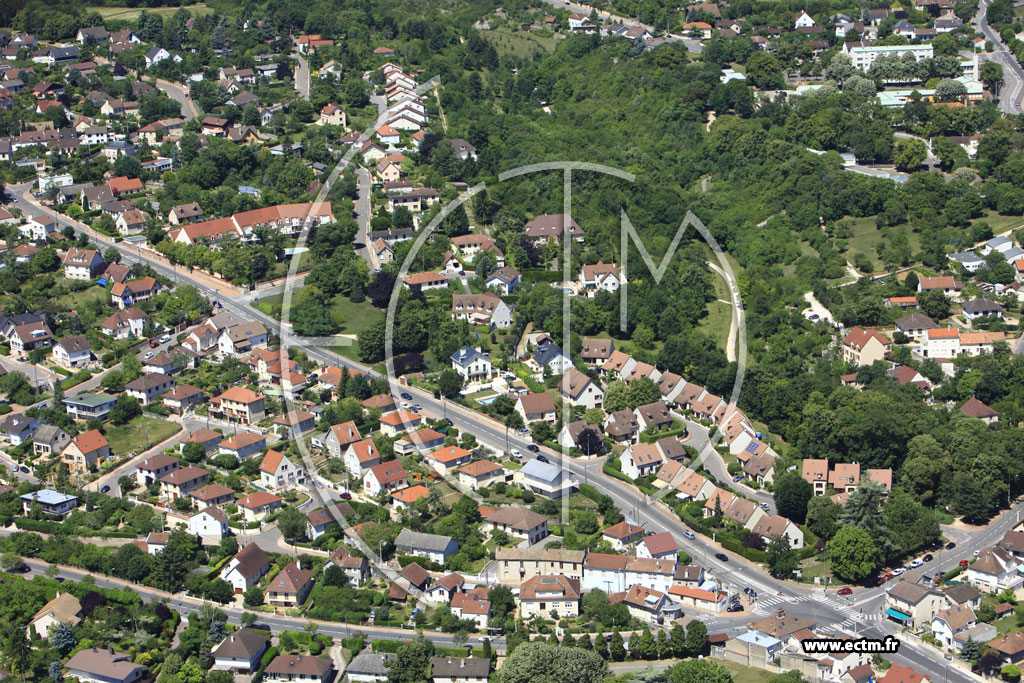 Photo arienne de Dijon (Les Gremeaux)