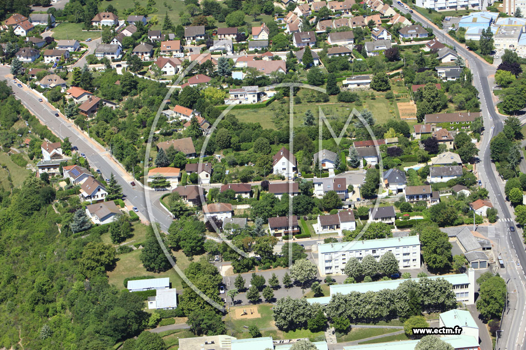 Photo arienne de Dijon (Les Marcs d'Or)