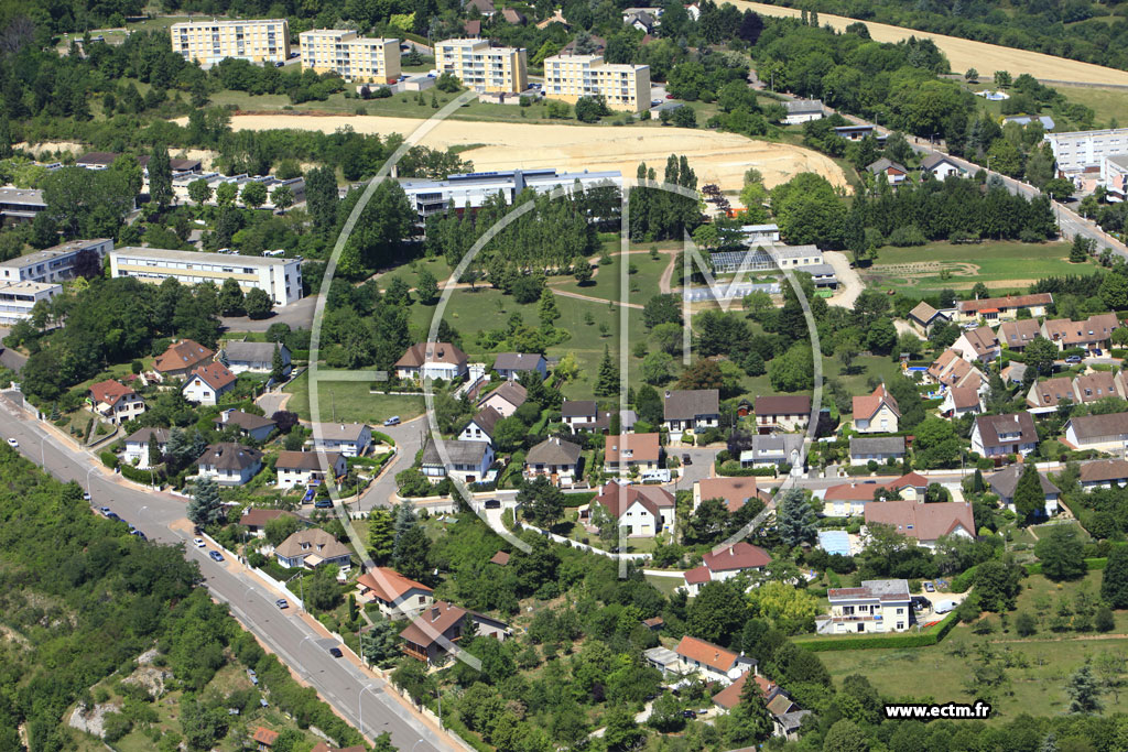 Photo arienne de Dijon (Les Marcs d'Or)